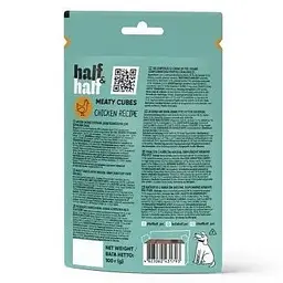 Ласощі для собак Half&Half у формі м'ясних кубиків з куркою 100 г - мініатюра 6