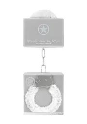 Наручники Beginners Handcuffs Furry - White Ouch! 36-OU002WHT 101706 - мініатюра 4