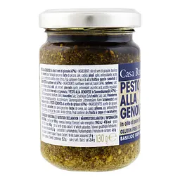 Крем-паста Casa Rinaldi Pesto alla Genovese у соняшниковій олії 130 г (699051) - мініатюра 2