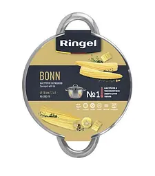 Каструля RINGEL Bonn (6.1 л) 24 см нержавіюча сталь ㅤ ㅤ - мініатюра 6