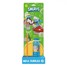 Мильні бульбашки "Mega Bubbles з тарілкою The Smurfs" 200637 об'єм 450 мл - мініатюра 2