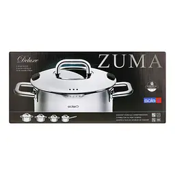 Каструля Sola Zuma з кришкою 6 л 24 см (13ZUMA824) - мініатюра 2