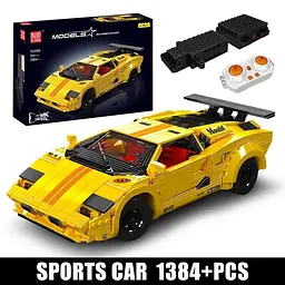 Конструктор машина на радіокеруванні Mould King Lamborghini Countach машинка ламборгіні  1384 деталей - мініатюра 2