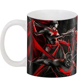 Кухоль GeekLand Бетмен Batman Готем в червоному BM.02.005.475 330 мл червоний - мініатюра 3