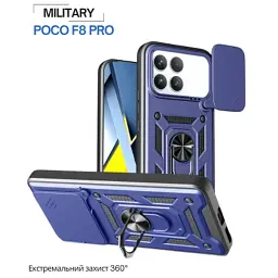 Чохол до мобільного телефона BeCover Military Poco F8 Pro Blue (715403) - мініатюра 6