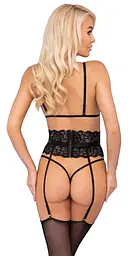 Комплект Kissable Suspender Set L/XL чорний - мініатюра 2