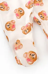 Комбінезон з начосом для новонародженої дівчинки Girl Bears - мініатюра 5