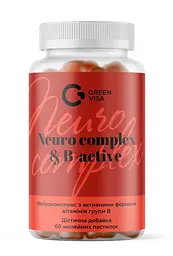Нейрокомплекс Neuro complex & B-active, Грін Віза, 60 штук