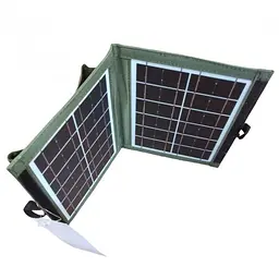 Сонячна панель трансформер 7Вт зарядка від сонця зелена CcLamp CL-670 Solar Panel