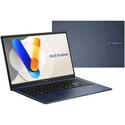 Ноутбук ASUS VivoBook 15 R1504VA-BQ110, Intel Core i3-1315U до 4.5 ГГц, 15.6-дюймовий Full HD, 8 ГБ, SSD 512 ГБ, графіка Intel UHD, Free DOS, синій - мініатюра 5