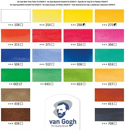 Набір акварельних фарб Van Gogh 18 кювет + 2х10 мл (8712079048877) - мініатюра 5