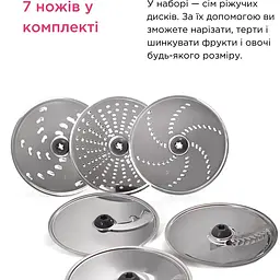 Насадка для комбайна Kenwood AT340 фуд-процесор (AWAT340001) - мініатюра 6