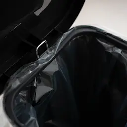 Відро для сміття MBM My Home з кришкою та педаллю 12 л антрацит (BIN-13 12L ANTHRACITE) - мініатюра 7