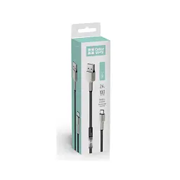 Дата кабель USB 2.0 AM to USB-C 1.0m head metal black ColorWay (CW-CBUC046-BK) - мініатюра 6