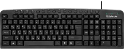 Клавіатура Defender Focus HB-470 (UKR), чорний, USB, гарячі клавіші швидкого доступу, 1.5 м (45471)