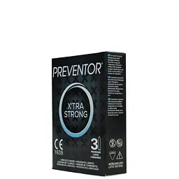 Презервативи Preventor X'tra Strong ваніль 3 шт - мініатюра 3
