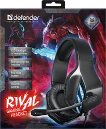 Гарнітура Defender Rival чорний (64565) (6857925) - мініатюра 5