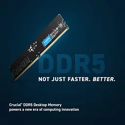 Модуль пам'яті DDR5 Crucial 16GB 5600MHz (CT16G56C46U5) [166326] - мініатюра 2