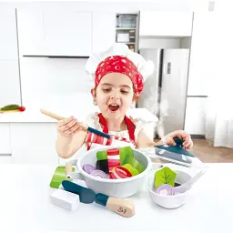 Дитячий кухонний набір Hape Посуд із продуктами (E3198) - мініатюра 4