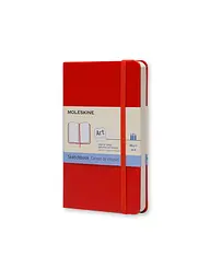Записник Moleskine Art кишеньковий, Для нарисів Червоний (ARTQP014F2)