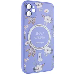 Чохол Epik TPU+PC Secret Garden with MagSafe для Apple iPhone 12 6.1 Lilac - мініатюра 2