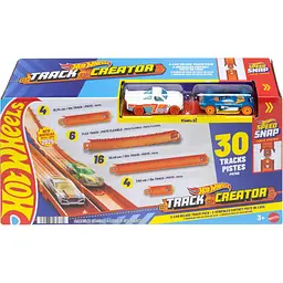 Великий набір доріжок для треку з 2 машинками серії Track Creator Hot Wheels (JDW42)