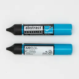 Лінер акриловий Sennelier Abstract, 3D, 27 мл, Лазуровий (Azure blue)