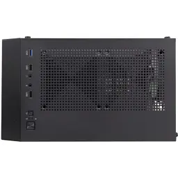 Корпус 1stPlayer BS-2-BK-3F1, Black, без БЖ, Mini Tower, Micro ATX / Mini ITX, 1xUSB 3.0 / 2xUSB 2.0, макс. CPU - 155 мм / VGA - 285 мм, 3x120 мм RGB, бічна панель із загартованого скла - мініатюра 3