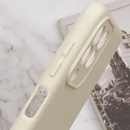 Чохол TPU GETMAN Liquid Silk Full Camera для Samsung Galaxy M33 5G Пісочний / Sand - мініатюра 6