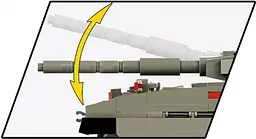 Конструктор Cobi Танк Merkava MK. I / II, масштаб 1:35, 825 деталей (COBI-2621) - мініатюра 6
