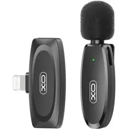 Мікрофон XO MKF08B з придушенням шуму lightning Black (XO MKF08B-IP)