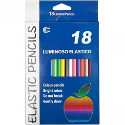Олівці 18 кольорів CR755-18 Luminoso elastico "С" - мініатюра 4