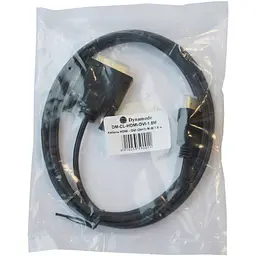 Кабель мультимедійний HDMI M to DVI M 1.8m 24+1pin Dynamode (DM-CL-HDMI-DVI-1.8M) - мініатюра 3