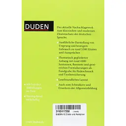 Duden 12. Zitate und Aussprache -