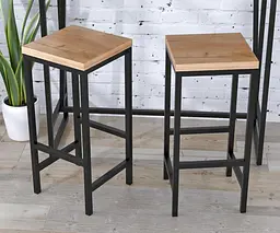Стілець барний BS-1 Loft Design (Дуб Крафт золотий)