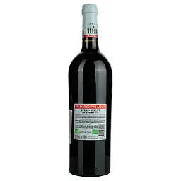 Вино Vellas Sans Sulfite Syrah Grenache Bio Vin de France червоне сухе 0.75 л - мініатюра 4