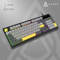Клавіатура Ajazz AF98 Black USB-C (AF98-BGY) - мініатюра 14