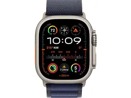 Смарт-годинник Apple Watch Ultra 2 GPS + Cellular 49mm Natural Titan. Case w. Navy Alpine Loop - Small (MYT33+MXMX3) - мініатюра 3