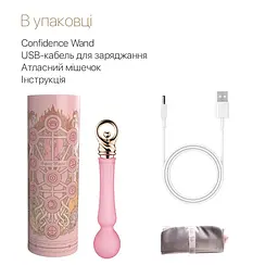 Вібромасажер із підігрівом Zalo Sweet Magic - Confidence Wand Fairy Pink - мініатюра 7