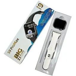 Смарт-годинник BIG S9 Pro Max IP65 White - мініатюра 4