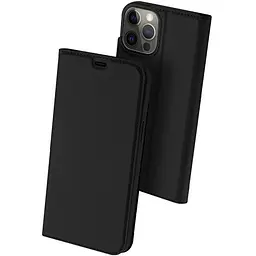 Чохол-книжка Dux Ducis з кишенею для візиток для Apple iPhone 12 Pro / 12 (6.1) Чорний