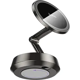 Автотримач Hoco H83 Metal Ring Magnetic Black (647939) [151314] - мініатюра 3