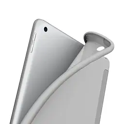 Чохол-книжка BeCover Tri Fold Soft TPU Silicone для Apple iPad 9.7 2017/2018 A1822/A1823/A1893/A1954 Gray (706879) - мініатюра 3