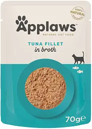 Вологий корм для котів Applaws Tuna Fillet in Broth (тунець у бульйоні)