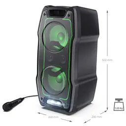 Портативна колонка Sharp PS-931 XParty Sing Party - мініатюра 6