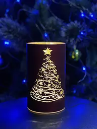 Світильник декоративний Luca Lighting Ялинка 15.9х15 см червоний (8720362197614_2) - мініатюра 2