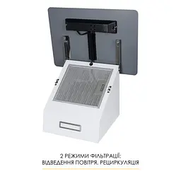 Витяжка декоративна похила WEILOR AURA WDS 63 WHITE - мініатюра 7
