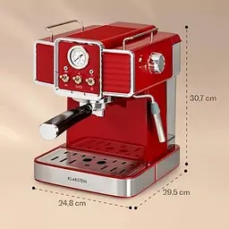Кавоварка Klarstein Gusto Classico 20 бар 1,5 л 1350 Вт (10035565) - мініатюра 8