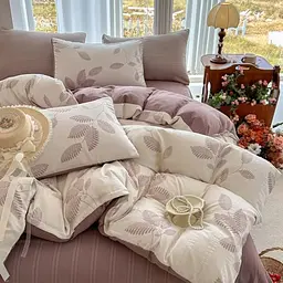 Постільна білизна двоспальна муслін Colorful Home Ptint 1 20314 180х220 см