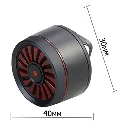 Велосипедний ліхтар габарит T09 RED + кліпса + microUSB + 5 режимів - мініатюра 4